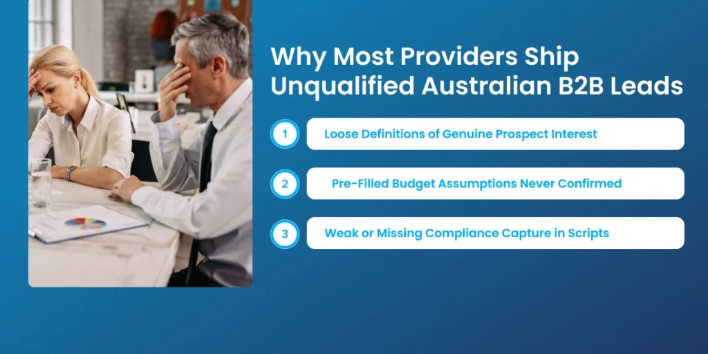 Why Most Providers Ship Unqualified Australian B2B Leads